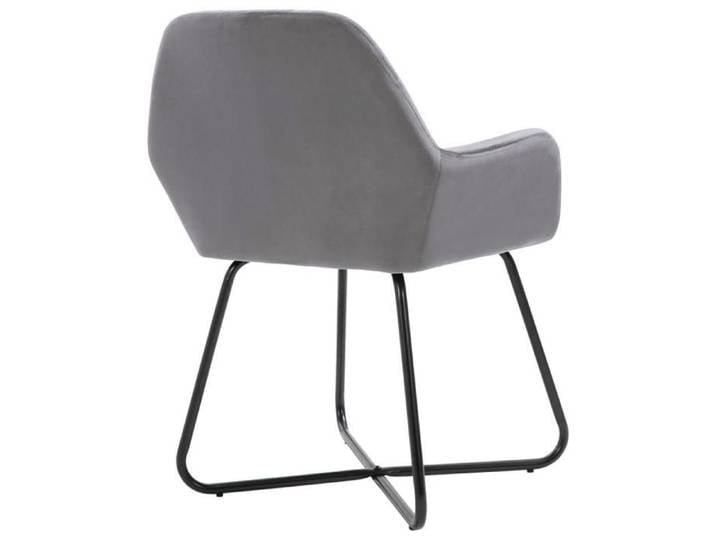 TOP 2026  Chaises à manger (lot de 4) - Pour 6 personnes - gris velours - 61x61x84 cm ccc800