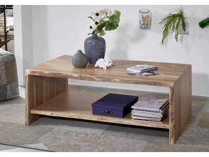 Couchtisch Akazie 120x70x45 natur lackiert PURE ACACIA #308