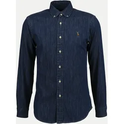 Custom-Fit Jeanshemd Blau XXL