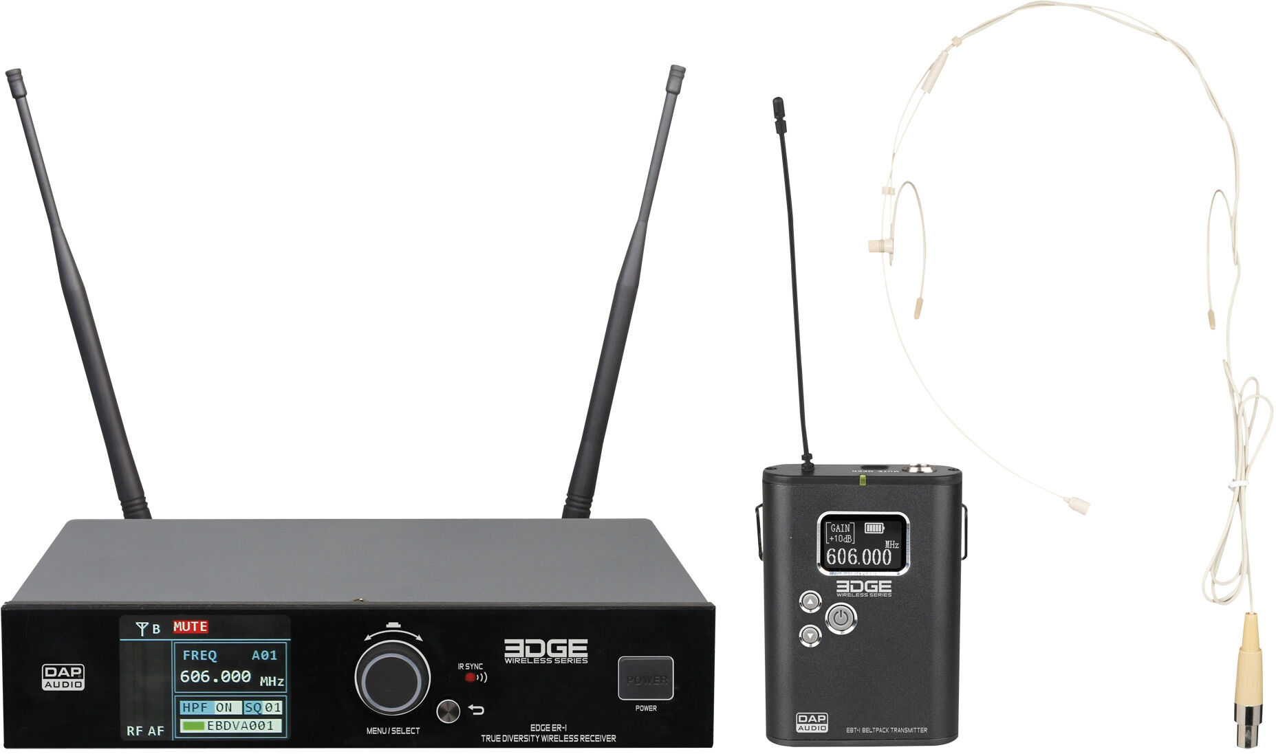 DAP Audio Edge Ebs-1 Drahtloses Beltpack-Set – 610–670 Mhz