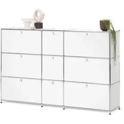 Tchibo - Kommode »Cn3« mit 9 Klappen - 190x40x120,5cm - chrom -