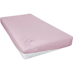 Spannbettlaken 100x200 mauve (BT 100x200 cm) - lila - BT 100x200 cm