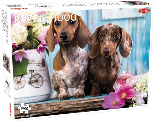 Tactic Dwergspannen Puzzel met 1000 stukjes - Dieren - Geschikt voor kinderen vanaf 9 jaar