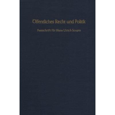 Öffentliches Recht und Politik., Gebundene Ausgabe von , Duncker & Humblot, 978-3-428-03024-8