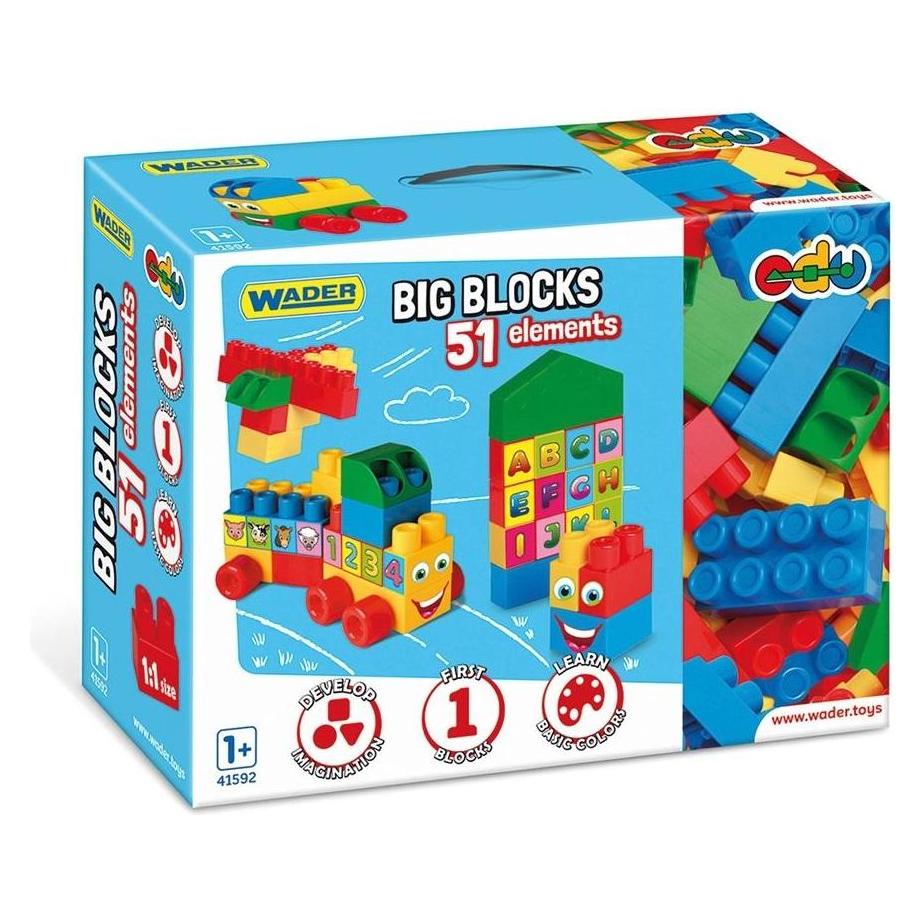 Wader Big BlocksSpielbausteine 51 Elemente (47619062)