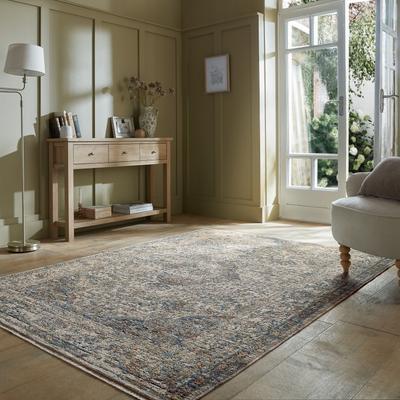 Teppich FLAIR RUGS "Sibyl Vintage", mehrfarbig, B:120cm H:7mm L:160cm, Kunstfaser, Teppiche, Teppich, aus recyceltem Material