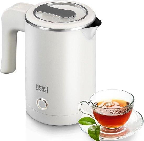 Leben Lang Reis Waterkoker Mini Ketel Wit 500 ml