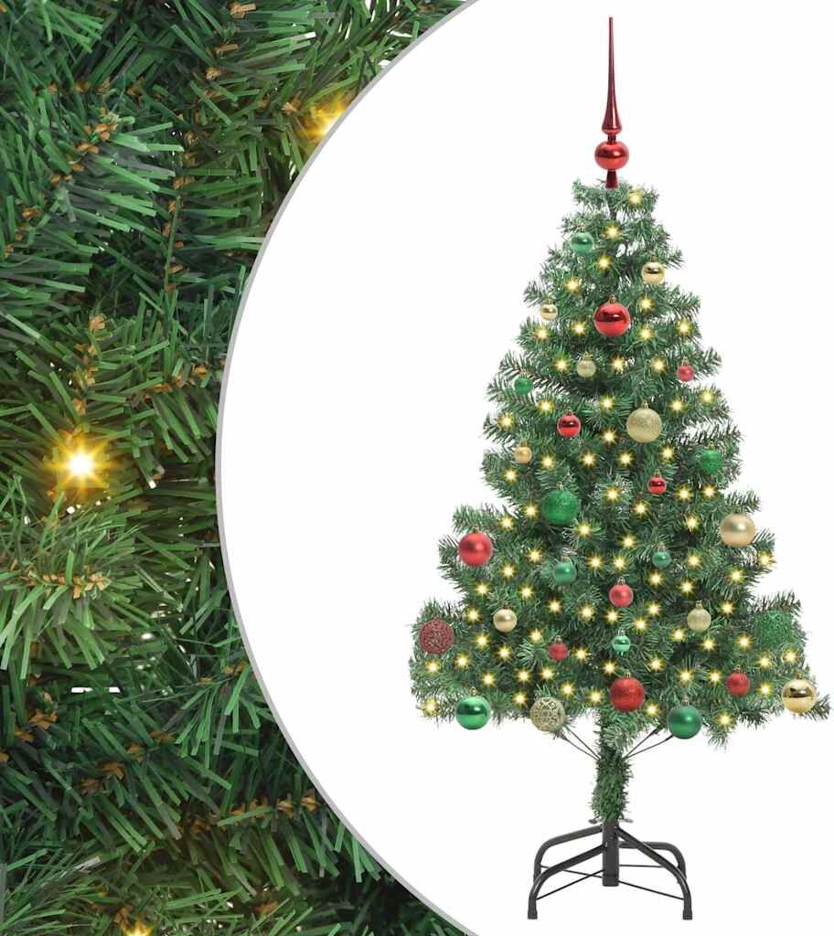 vidaXL Sapin de Noël Vert 150 cm PVC