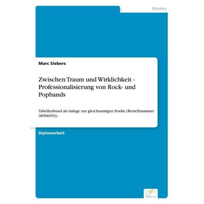 Zwischen Traum und Wirklichkeit - Professionalisierung von Rock- und Popbands -