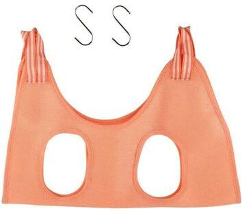 Uplift Essentials Pet Grooming Restraint Hammock pink xs