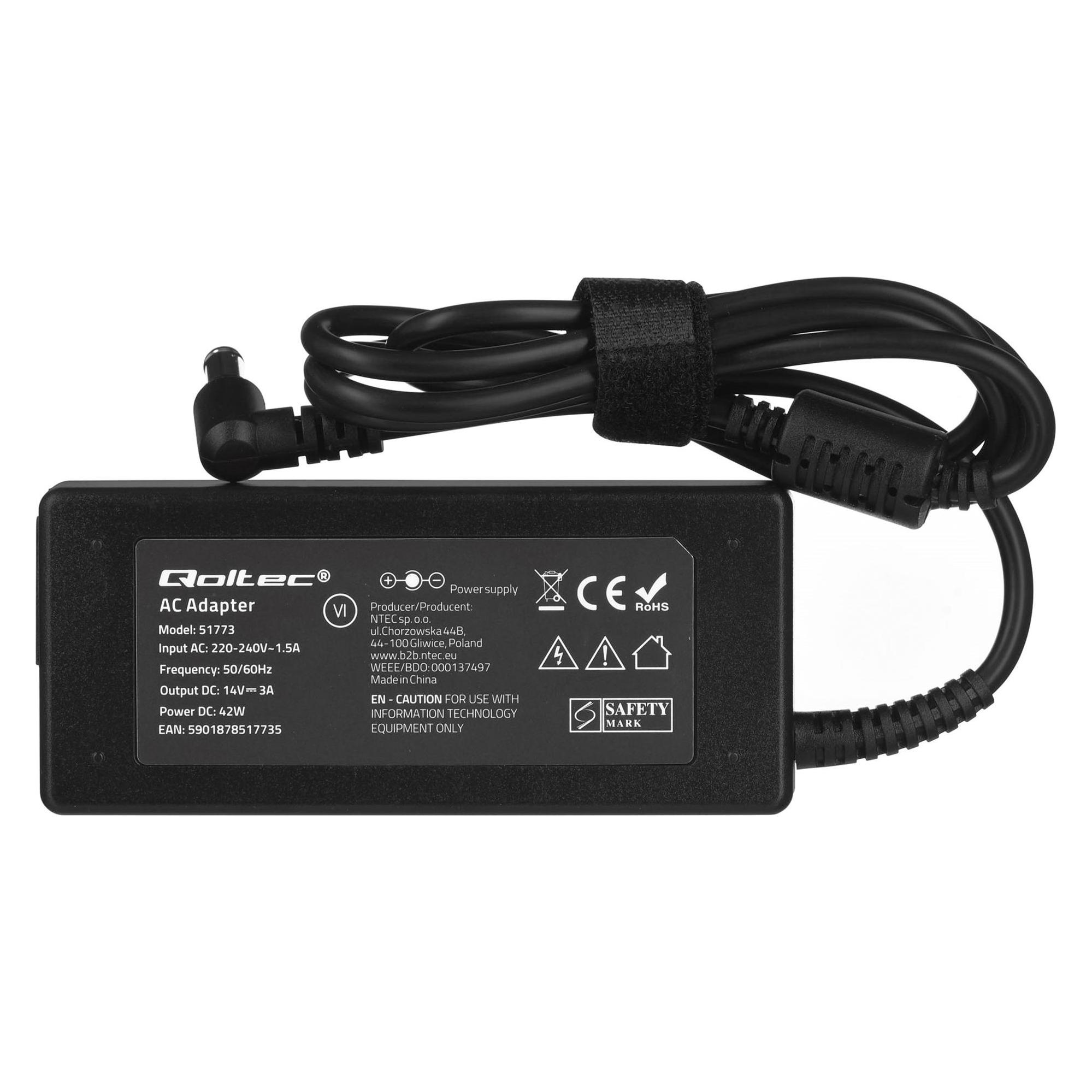 Qoltec 51773 Power adapter for Samsung monitor (51773)