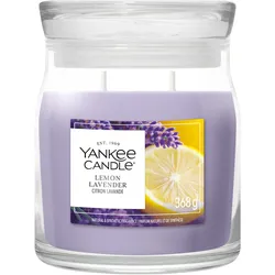 Lemon Lavender Signature Medium Jar 368g 2-Docht