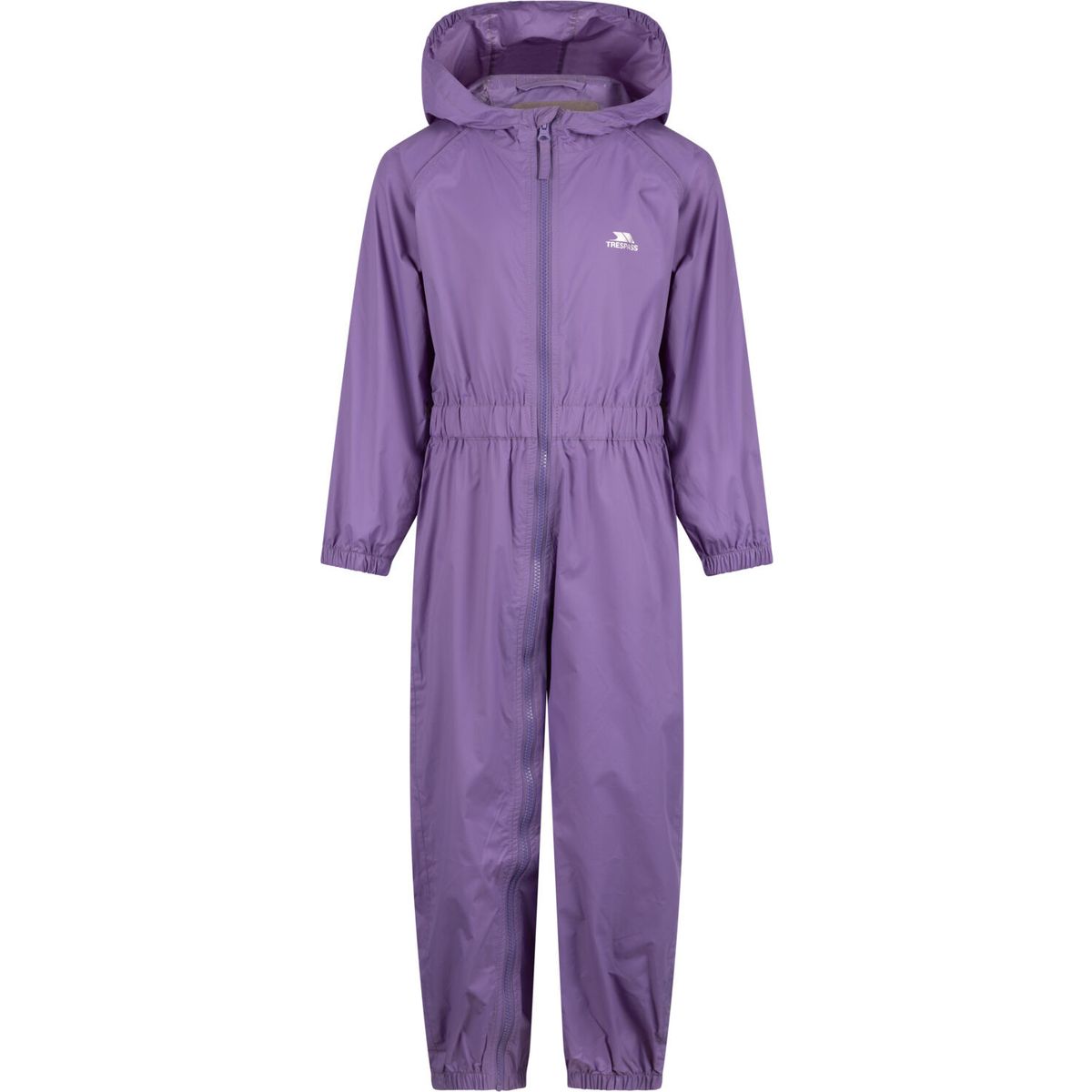 Trespass Button - Childs Unisex Rain Suit wisteria (WSA) 2 UCSURAF10001_WSA_2