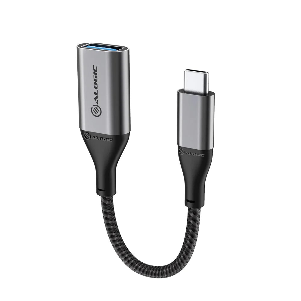 ALOGIC Super Ultra USB 3.1 USB-C auf USB-A Adapter 15cm grau ULCAA-SGR