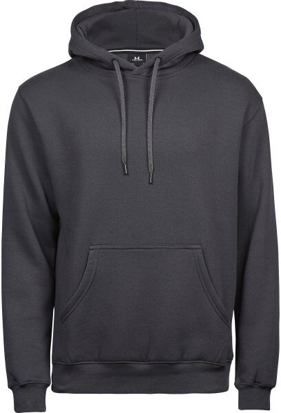 Tee Jays Hooded Sweatshirt, Mørkegrå, Str. M