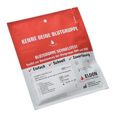 Blutgruppe Schnelltest-AB0+RhD 1 St Test