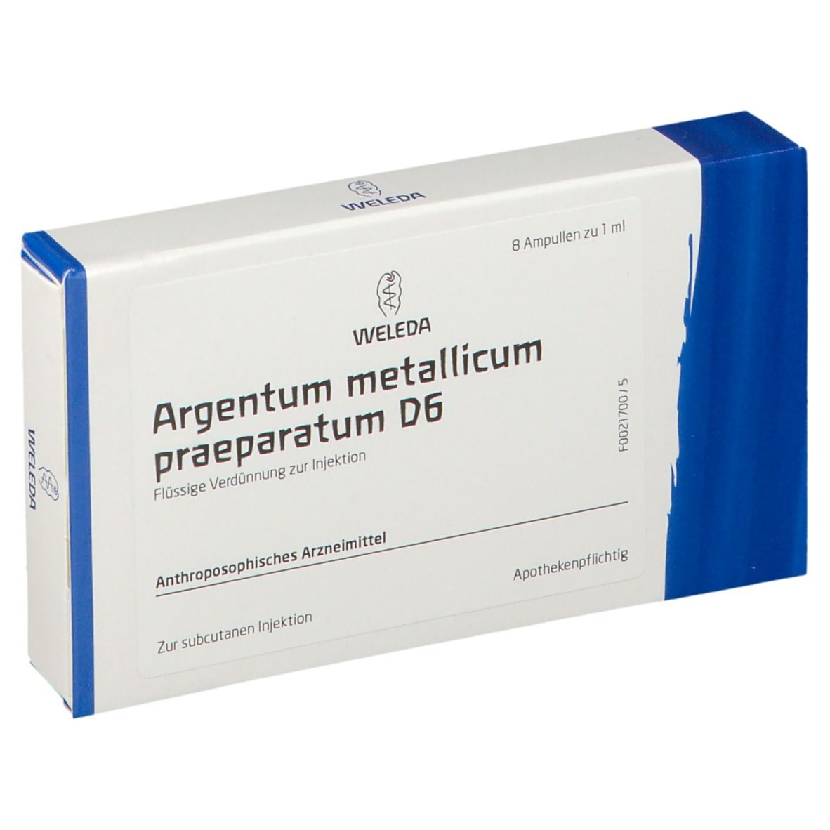 Argentum Metallicum praeparatum D 6 Ampullen 8 St