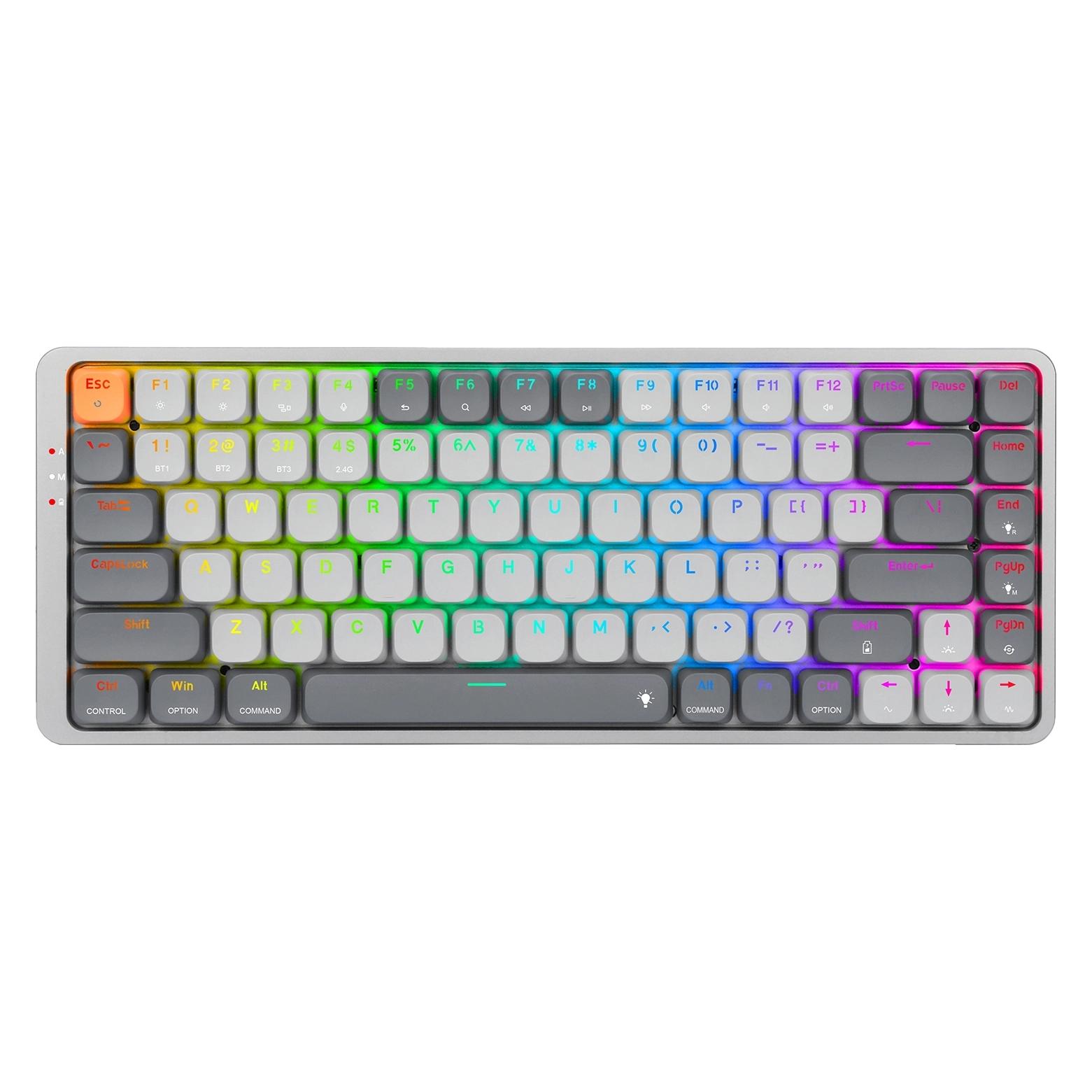 Redragon Klawiatura K652 Azure (K652GG-RGB-PRO) (US, Kabelgebunden, Kabellos) (K652GG-RGB-PRO)