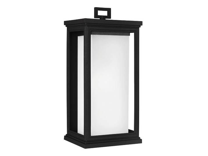 Elstead Lighting Aussenwandleuchte, Schwarz, Metall, 19.5x46.1x21.4 cm, RoHS, Lampen & Leuchten, Aussenbeleuchtung, Aussenleuchten