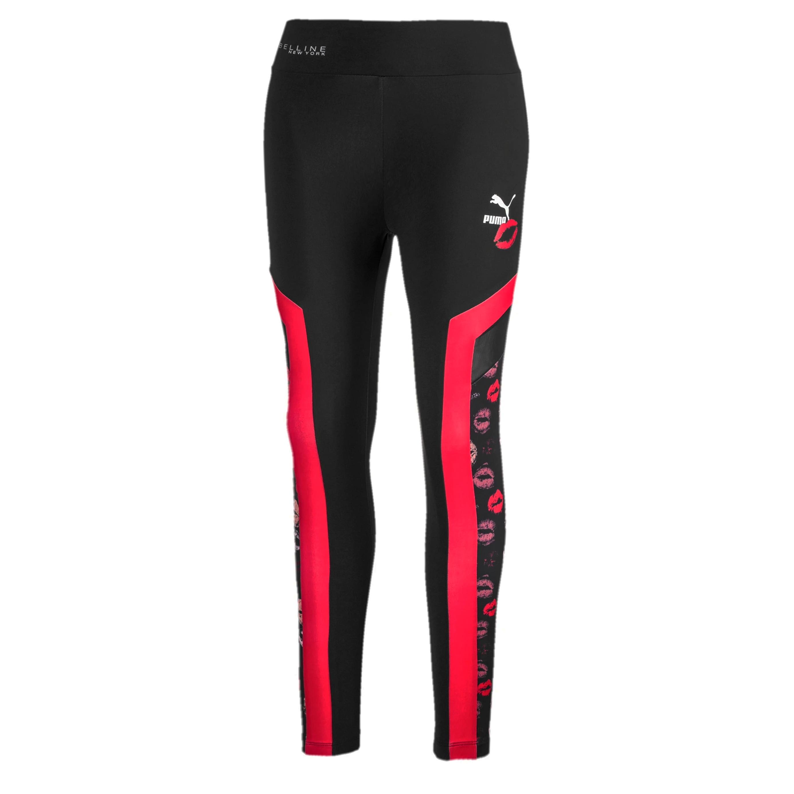 Puma x Maybelline Legging Taped Graphic Zwart Strak 596644 51