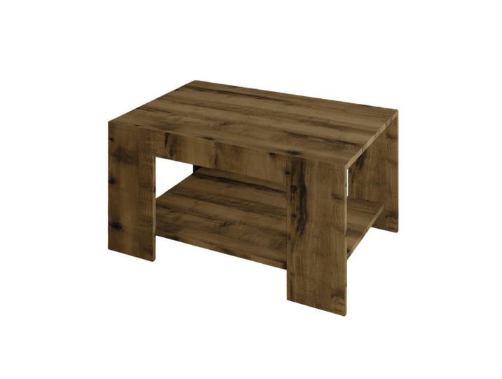 Livetastic Couchtisch, Nussbaumfarben, Holzwerkstoff, Holzoptik, 60x44x90 cm, einfacher Aufbau, Wohnzimmer, Wohnzimmertische, Couchtische
