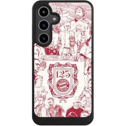 Nivocase Hülle für Samsung Galaxy S24+ Handyhülle NIVOcore Case Schwarz FC Bayern München Offizielles (Samsung Galaxy S24+), Smartphone Hülle, Schwarz