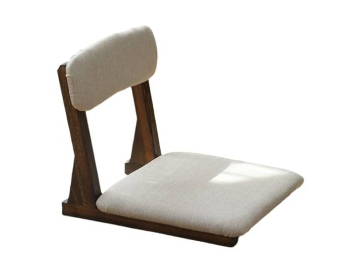 Leichtrit Meditations-Bodenstuhl Japanischer,RüCkenstüTze Tatami-Stuhl, Starke TragfäHigkeit,Platz Sparen,Erkerfenster Balkon Wohnzimmerstuhl Bodensitz