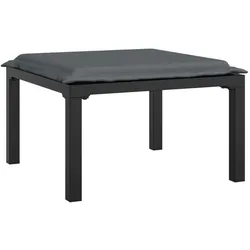 vidaXL, Gartenlounge, Ale (Eckteil + Mittelteil + 2x Fussstütze + Tisch)