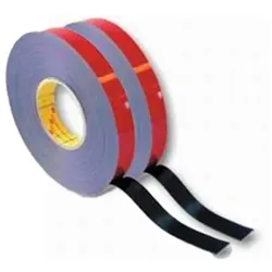 2x 3M PT1100 Acrylic Plus Klebeband schwarz E80318, 6mm x 20m