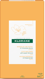 Klorane Sweet Almond Cold Wax Strips 6 un