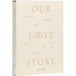 Printworks Our Love Story Journal, beige