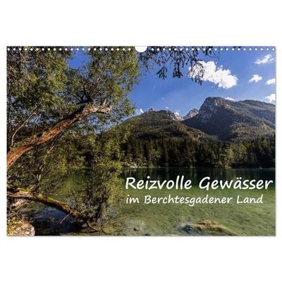 Reizvolle Gewässer im Berchtesgadener Land (Wandkalender 2027 DIN A3 quer), CALVENDO Monatskalender