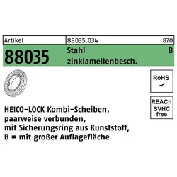 Heico, Zubehör Befestigungstechnik, Kombischeibe R 88035 HKB-12 Stahl flZnnc