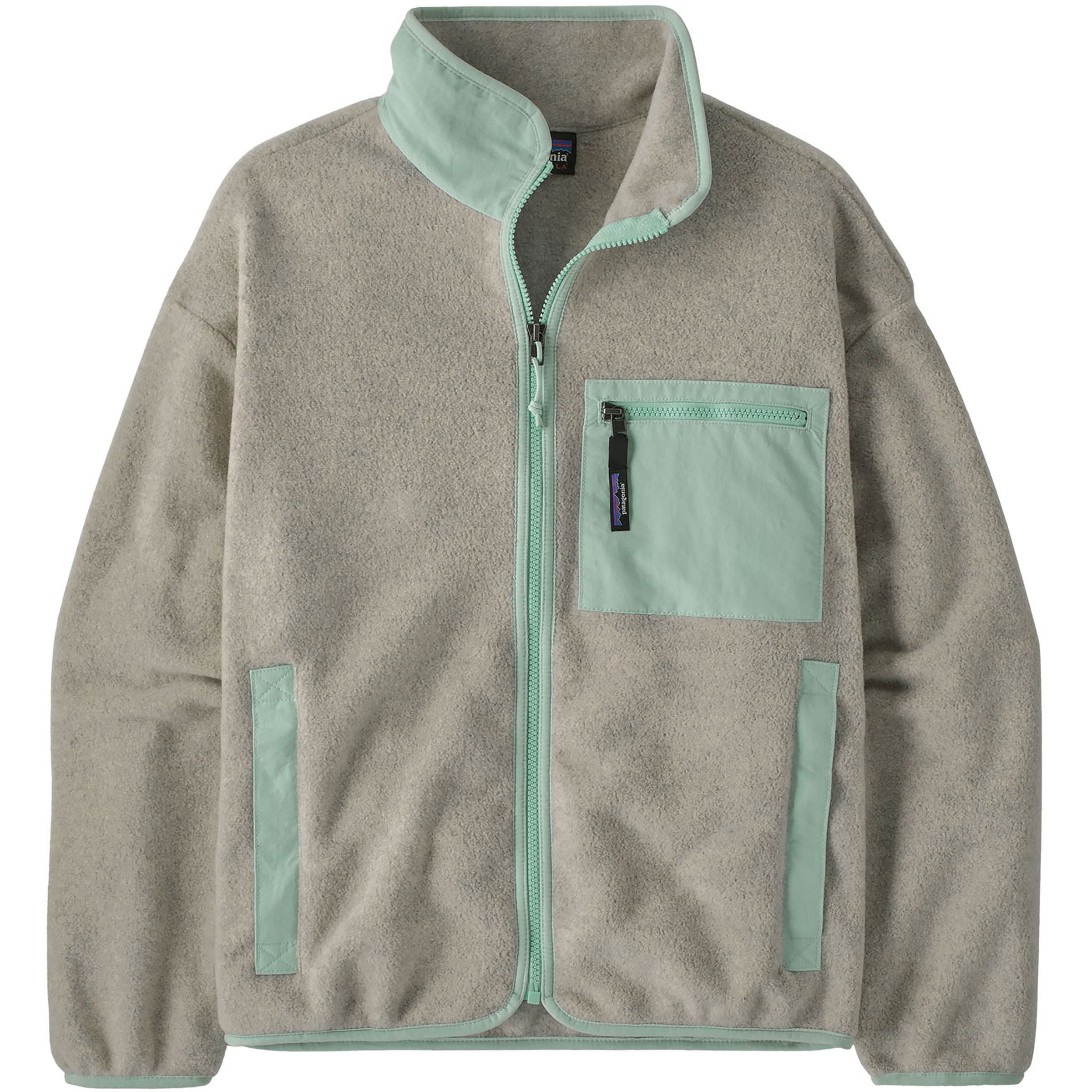 Patagonia Synchilla Damen Fleecejacke grau Größe XS Camping Atmungsaktiv