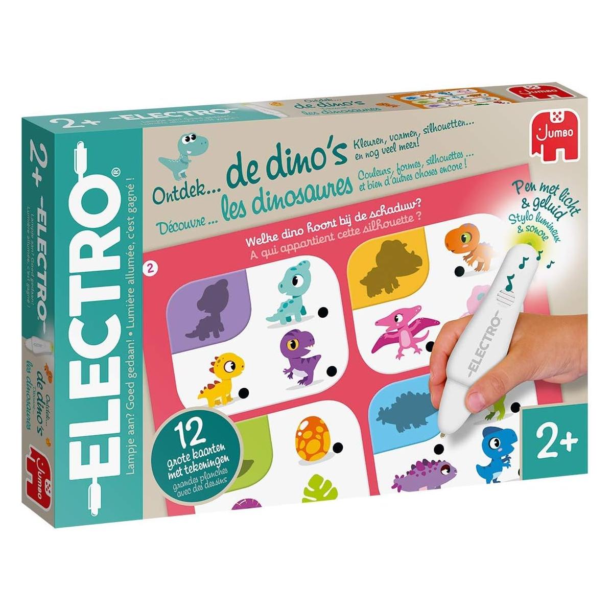 Jumbo Electro Wonderpen - Entdecken Sie die Dino's (Französisch, Niederländisch) (19786)