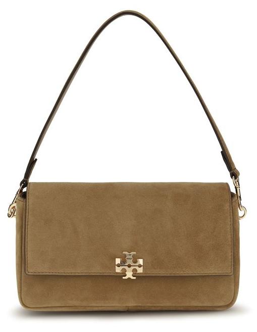 Tory Burch Schultertasche aus Leder in Beige