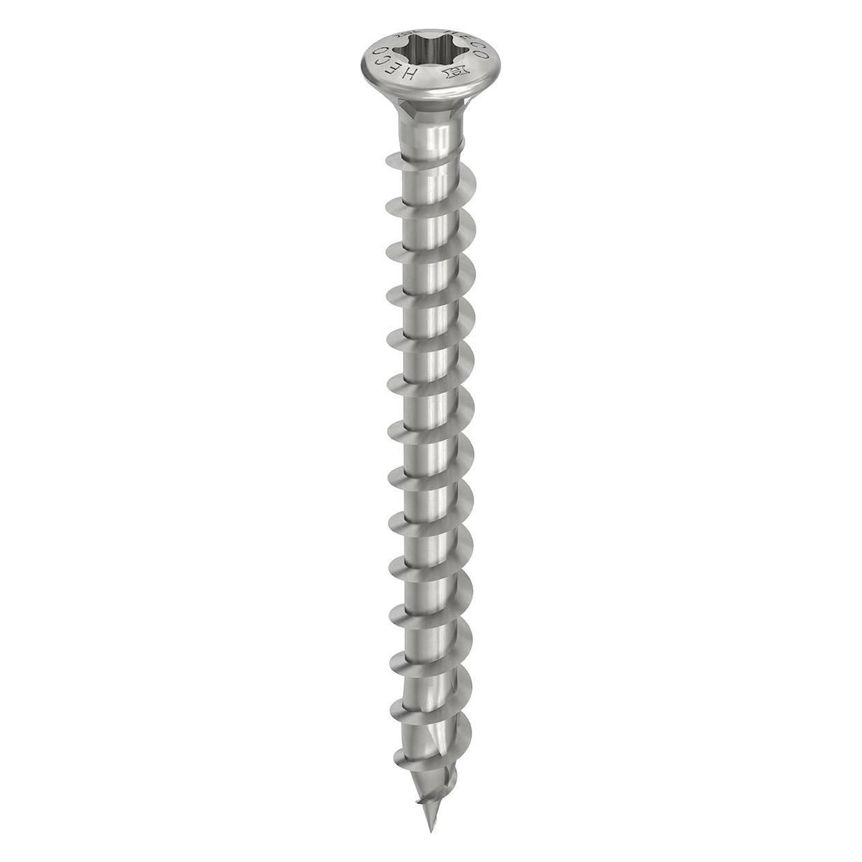 Heco TOPIX-plus Fassadenschraube Linsensenkkopf TX Vollgewinde 4,5x70 mm Edelstahl A2 200 Stück (61715)