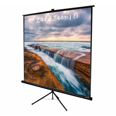 KIMEX - Stativ-Leinwand 2,44 x 2,44m - Format 1:1