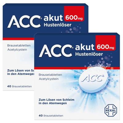 ACC akut 600 Brausetabletten Doppelpack 2x40 St