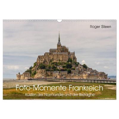 Küsten der Normandie und der Bretagne (Wandkalender 2026 DIN A3 quer), CALVENDO Monatskalender