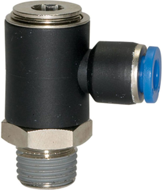Riegler Raccord coudé L »Série bleue«, pivotant, R 1/4 a., L=30,8mm (163.014-12)