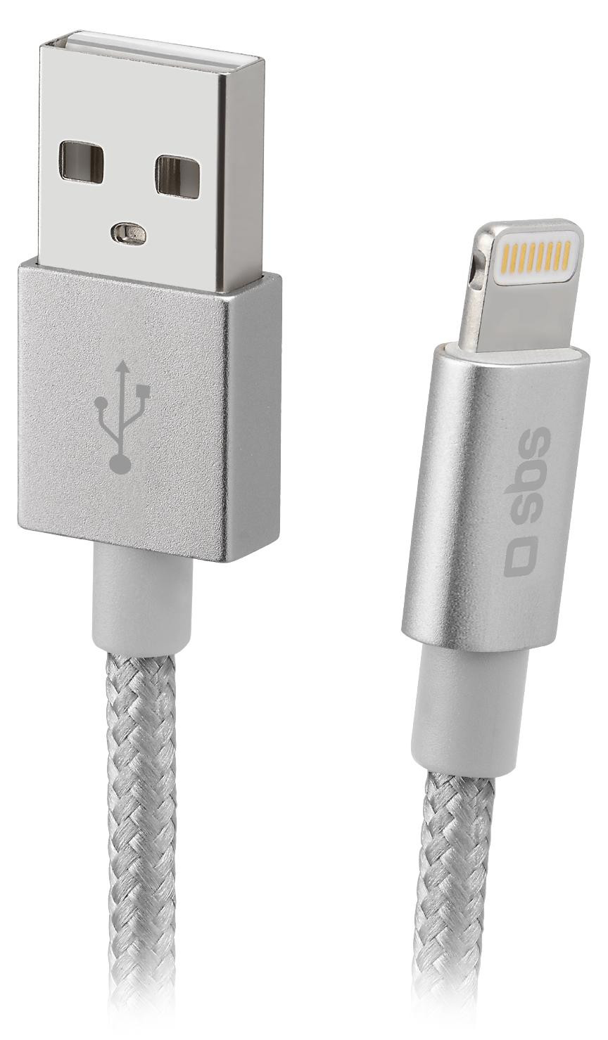 SBS USB naar Lightning datakabel en laadkabel voor Apple