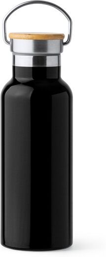 Bouteille isotherme personnalisée en acier inox 500 ml Tiset noir TAILLE UNIQUE ADULTE