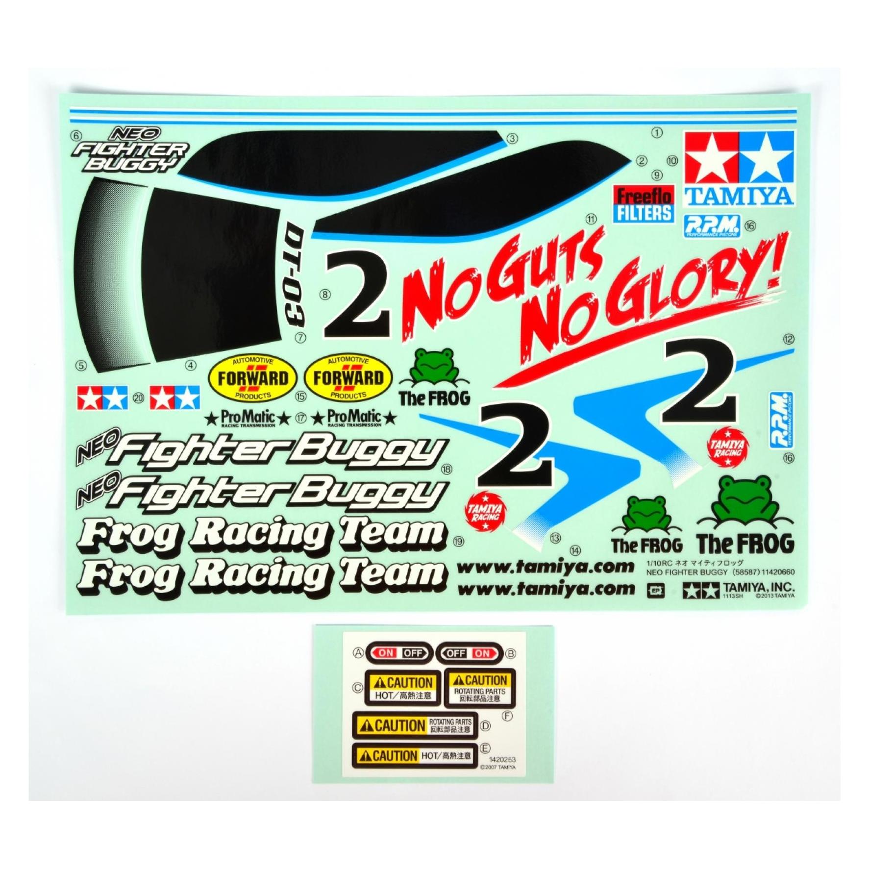 Tamiya DT03 Sticker Neo Fighter Buggy (319495811)