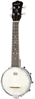 Harley Benton BJU-10 Banjo Ukulele Noir mat