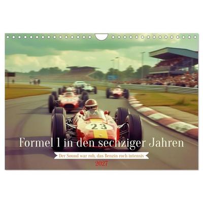 Formel 1 in den sechziger Jahren (Wandkalender 2027 DIN A4 quer), CALVENDO Monatskalender