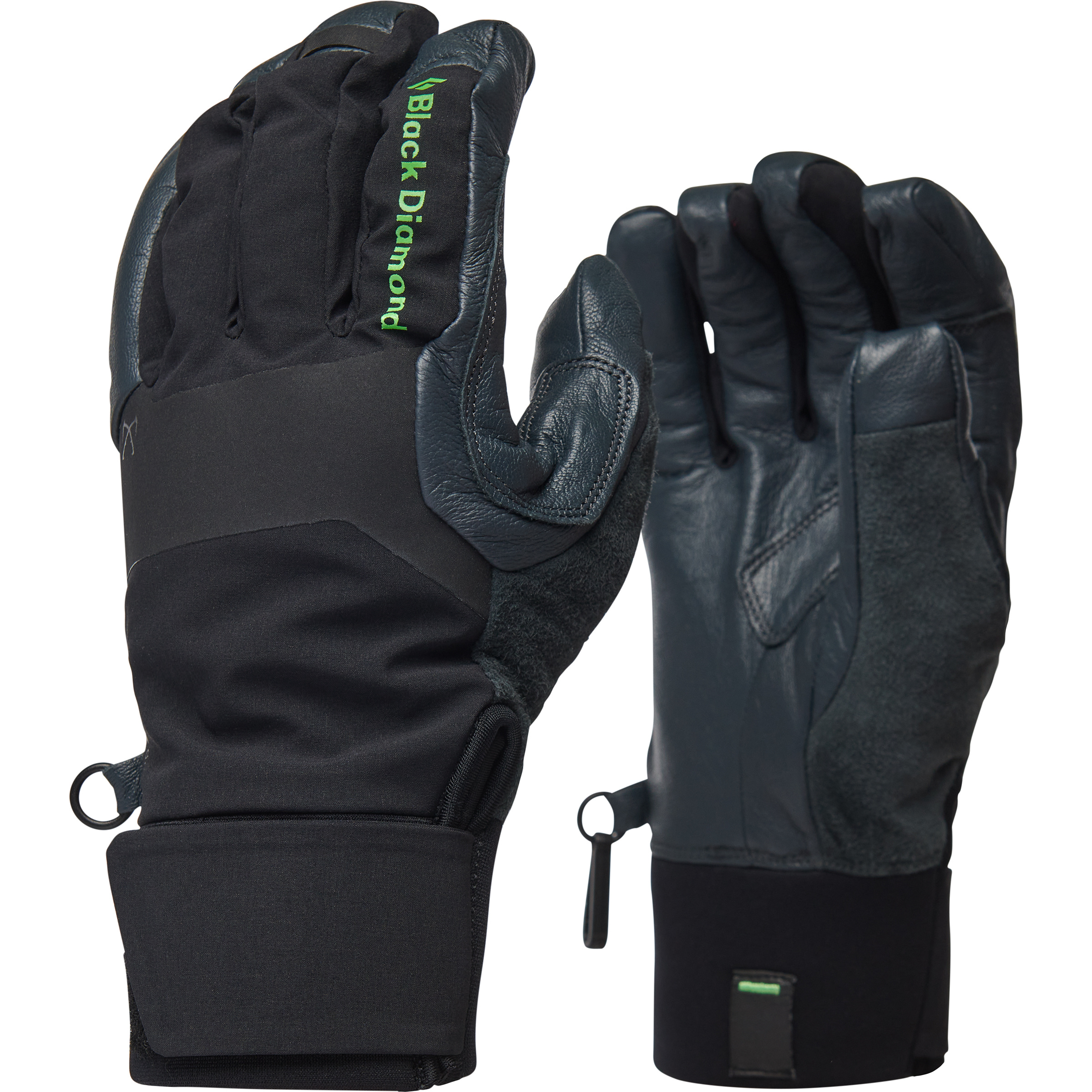 Black Diamond Terminator Fingerhandschuhe schwarz Größe L Eisklettern Winddicht Wasserabweisend