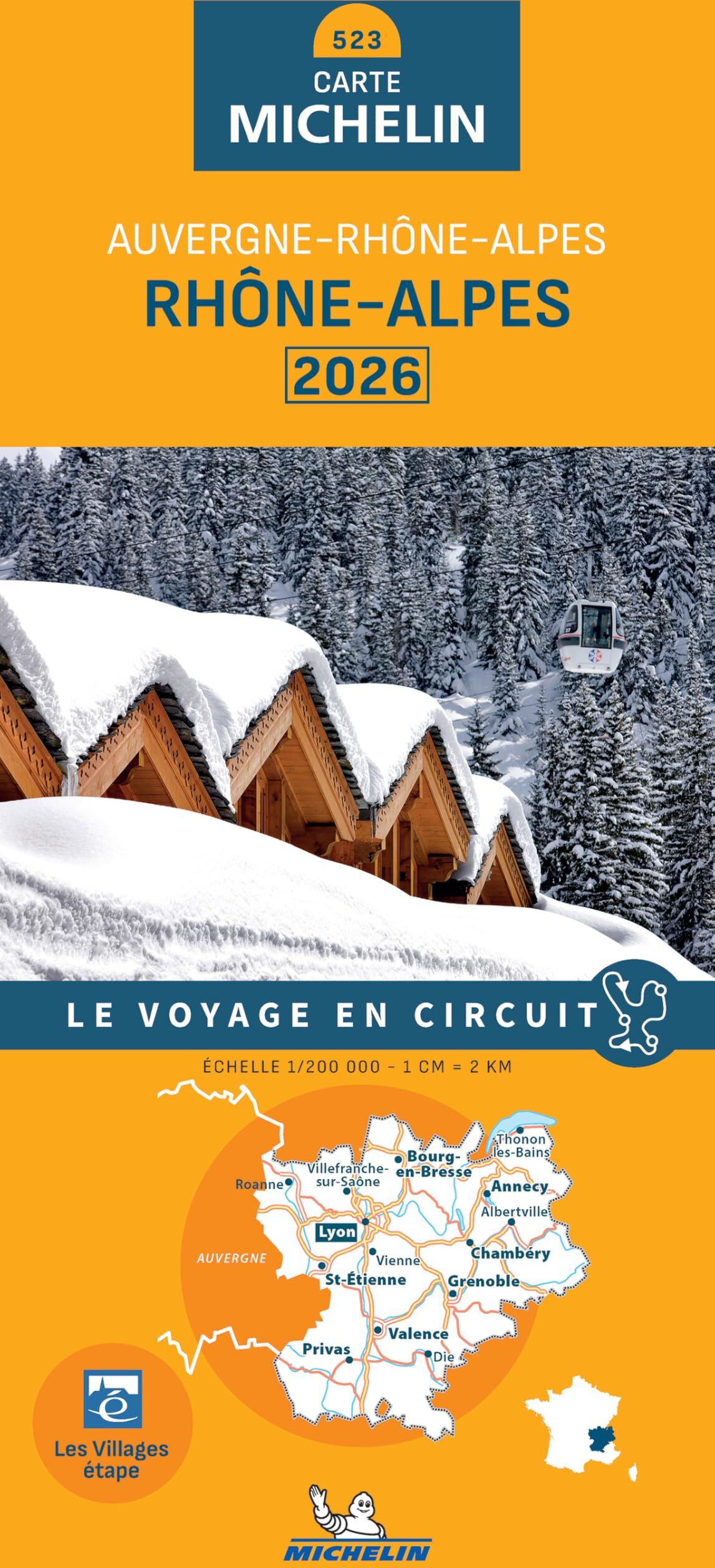 RHÔNE ALPES 10523 2026: wegenkaart 1:200.000 - Preis vom 12.10.2026 11:37:12 h