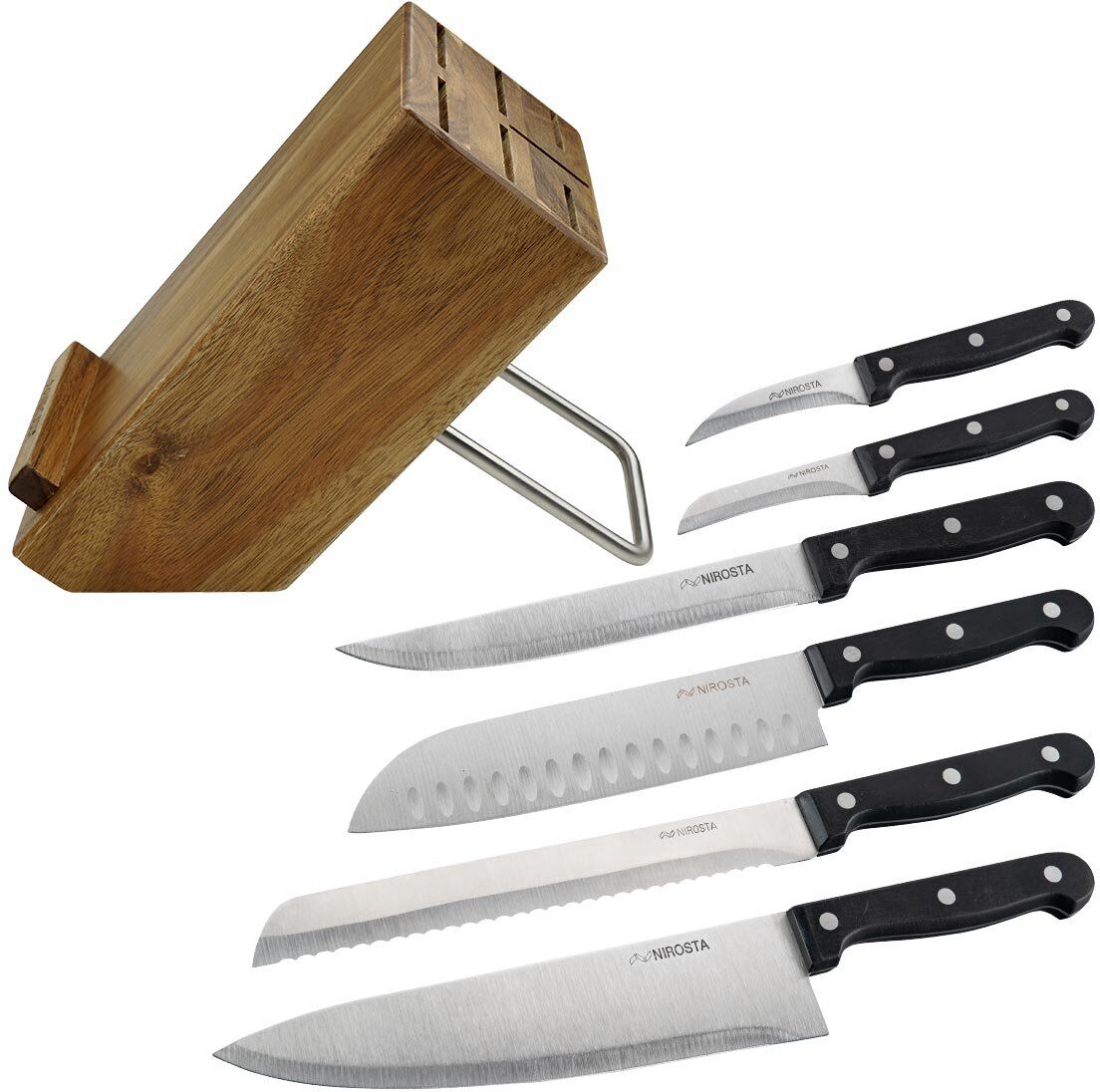 Nirosta Messerblock-Set