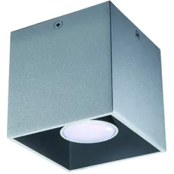 Kanlux moderne Deckenaufbauleuchte ALGO max. 40W grau eckig